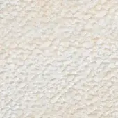 Ivory fabric texture with a dense, looped nubby weave and horizontal striations, presenting a matte, plush, and uniform avorio finish.